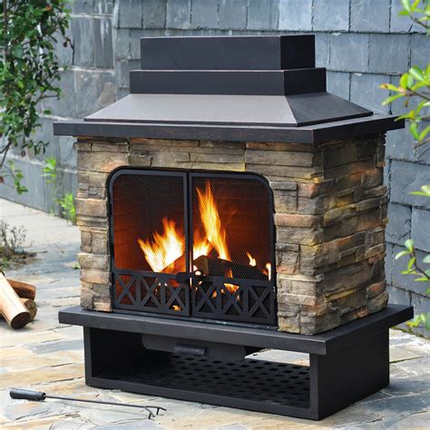 sheet metal outdoor fireplace|portable fireplaces for outdoor use.